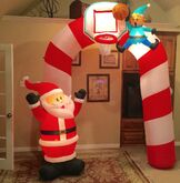 Christmas basketball archway (Prototype)