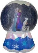 Frozen Photorealistic Elsa, Anna & Olaf Globe (2015 Lowe’s Exclusive)