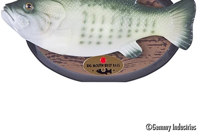 Big Mouth Billy Bass Vintage – Poisson Chantant Gemmy, Occasion Fonctionnel