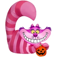 Halloween Cheshire Cat with Jack O' Lantern