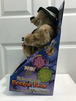 Big Band Big Belly Boogie Bear, Ultra Rare, VTG 2002 GEMMY, Doesn’t Work