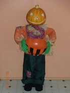 Pumpkin scarecrow