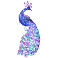 Sparkle Sculpture-Peacock