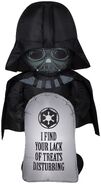 Stylized Darth Vader with tombstone