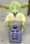 Halloween Yoda Behind Tombstone (Unreleased)