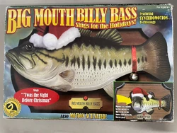 Poisson Chantant Gemmy Big Mouth Billy Bass – 1999 – Pour Pièces Ou Réparation