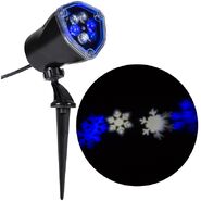 Lightshow projection lights-Snow flurry (Blue & white)