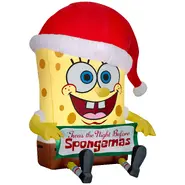 SpongeBob w/Holiday Banner