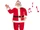Life Size Outdoor Waving Santa