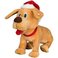 Pouncing Puppies- Yellow Lab (Christmas Version)