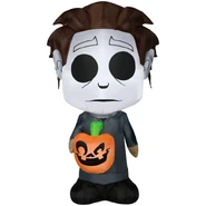 Stylized Michael Myers with Jack O' Lantern