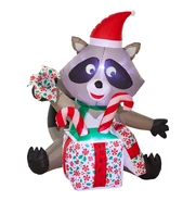 Racoon Stealing Gift