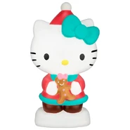 Blow Mold Hello Kitty with Gingerbread Man