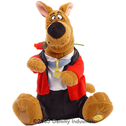 scooby doo valentine plush