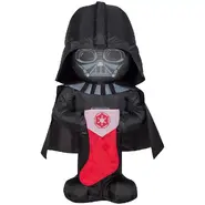 Stylized Darth Vader with Stocking