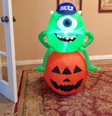 Monsters University Mike on pumpkin (Prototype)