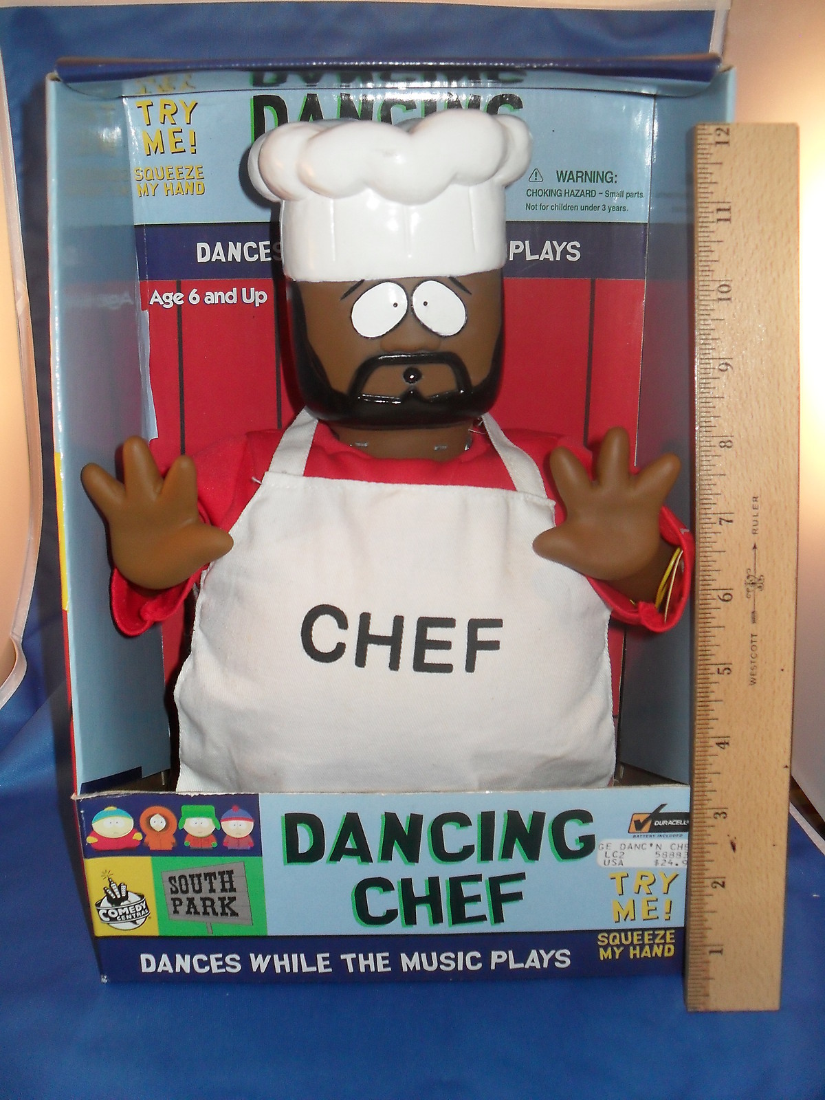 Vintage 1999 Comedy Central South Park Singing and Dancing Chef