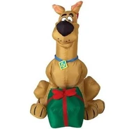 4ft Indoor Christmas Scooby Doo w/Present
