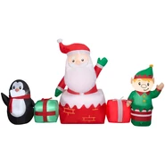 9ft Wide Santa and Friends