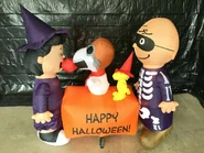 Halloween party apple bobbing scene (second attempt)