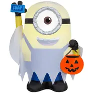 Minion Stuart in Ghost Costume