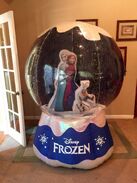 Gemmy inflatable Disney Frozen Snowglobe