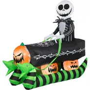 Jack Skellington in Coffin Sleigh