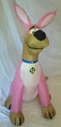 Gemmy inflatable Easter bunny scooby doo
