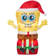 SpongeBob on Present (3.5ft)
