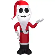 Jack Skellington as Sandy Claws