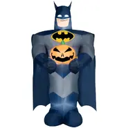 Halloween Batman with Pumpkin