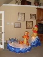 Winnie The Pooh Animated Ice Skating Scene