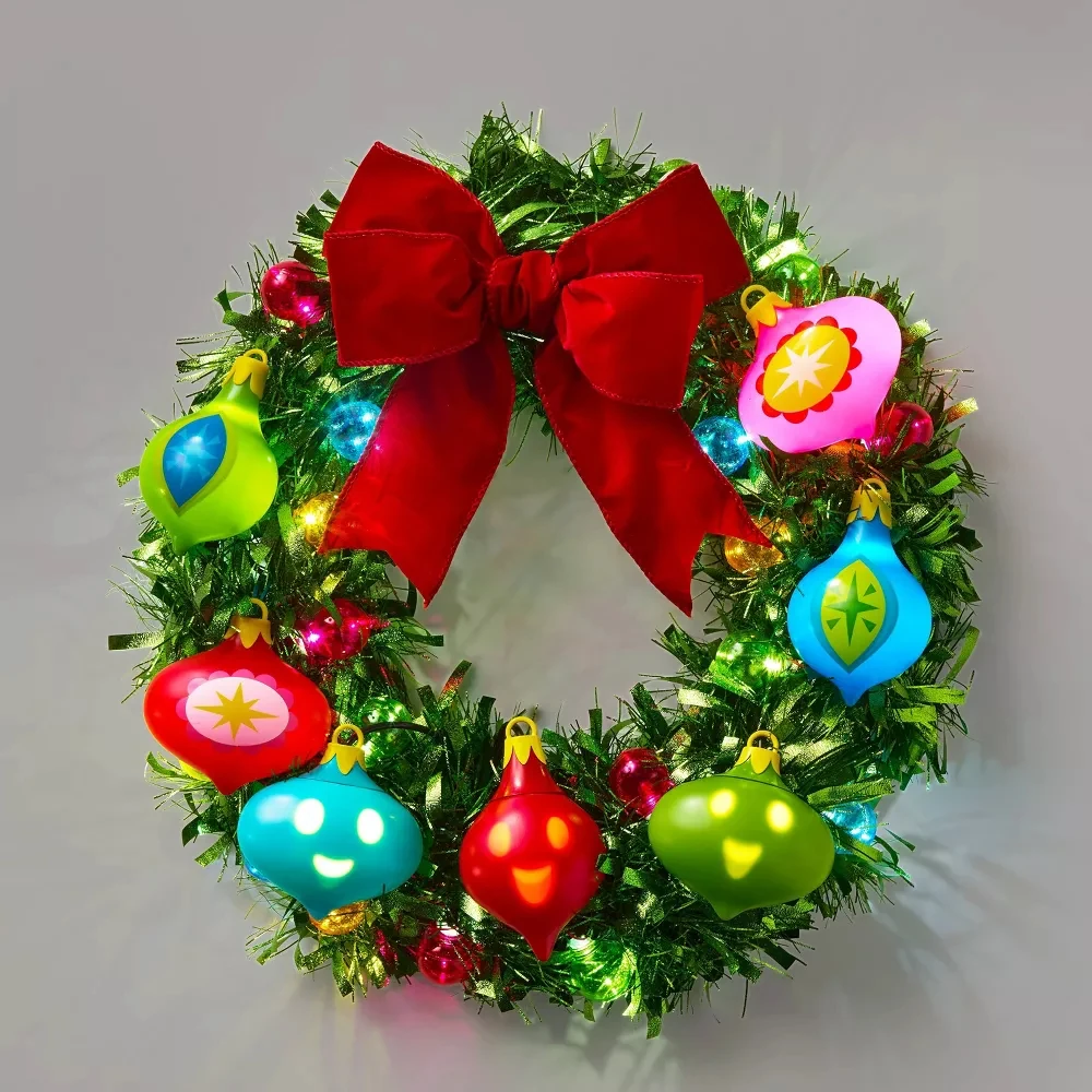 Musical Wreath with Talking Ornaments Gemmy Wiki Fandom