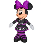 Minnie Mouse in Skeleton Costume