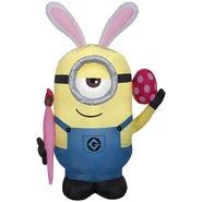 Easter Minion Stuart Holding an Egg & Paint Brush