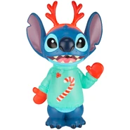 Blow Mold Stitch with Antlers and Sweater