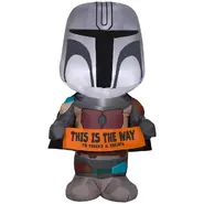 Mandalorian w/Halloween Banner
