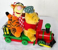 Winnie the pooh christmas train set hot sale