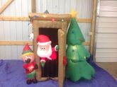 Santa in outhouse w/ elf (Prototype)