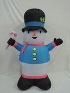 Gemmy inflatable neon snowman