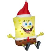 Spongebob with Santa Hat