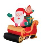 Santa in sleigh new version