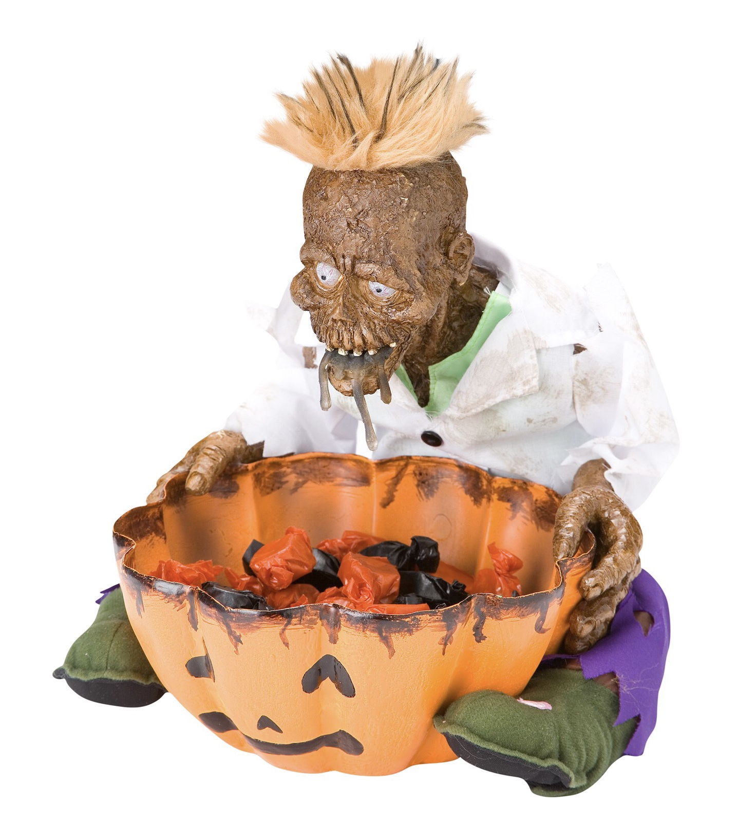 animated halloween candy bowl