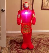 Gemmy Prototype Halloween Iron Man Trick or Treat Inflatable Airblown