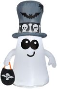 Airblown Inflatable ghothic top hat ghost