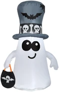 Gothic Top Hat Ghost