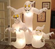 Gemmy Prototype Halloween Creepy Ghosts Inflatable Airblown