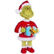 Christmas Greeters-Grinch w/ present