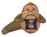Jabba The Hut Holding Trick Or Treat Bag