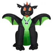 Green and Black Baby Dragon